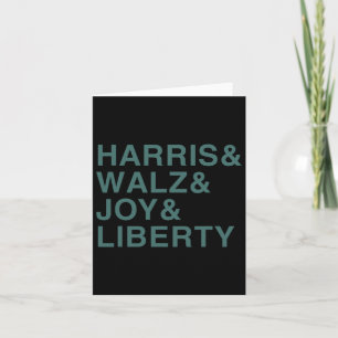 Harris and Wheimer and Joy and Liberty Shirt Kamal Karte