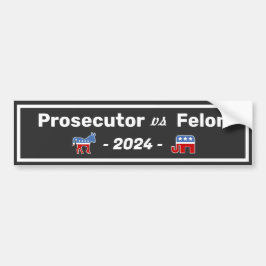 Harris Ansecutor VS Felon 2024 Autoaufkleber