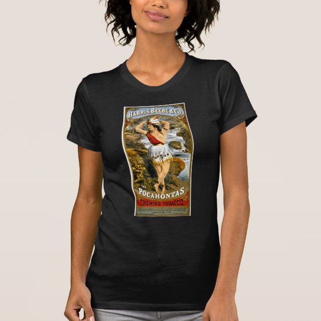 Harris, Beebe u. Co. - Pocahontas Kautabak T-Shirt (Vorderseite)