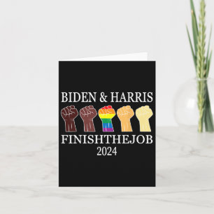 Harris: Beenden wir den Job 2024 Präsident US Flag Karte