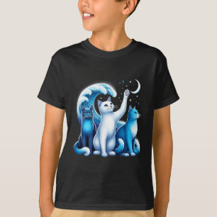 Harris Blaue Katzen Welle Kamala Lustig Für Katzen T-Shirt