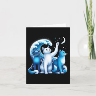 Harris Blue Cats Wave Kamala Funny für Katzen Lieb Karte