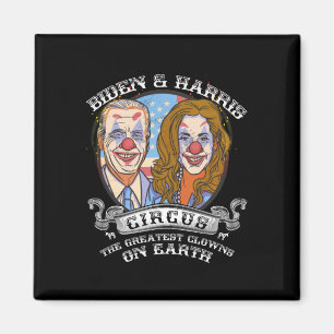 Harris Circus Beste Clowns auf der Erde Anti-Biden Magnet
