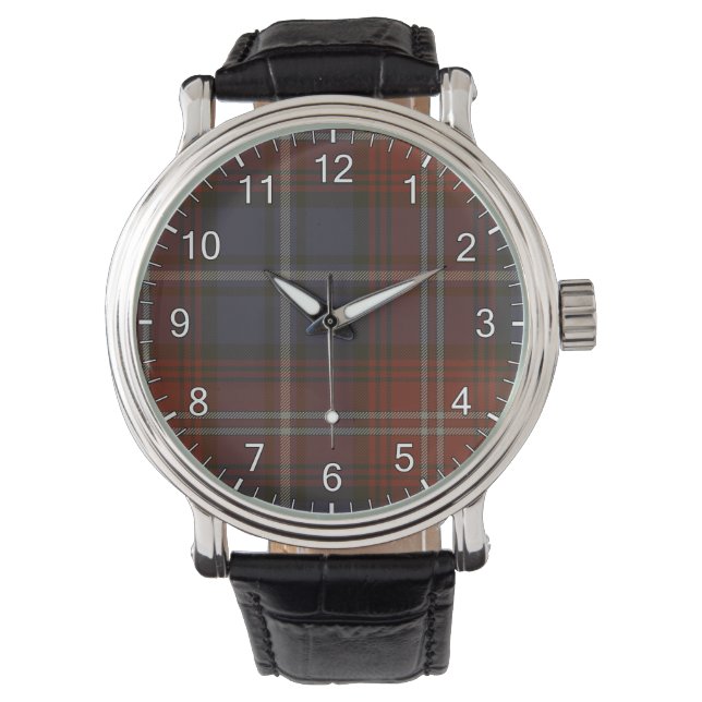 Harris Clan Tartan Armbanduhr (Vorderseite)