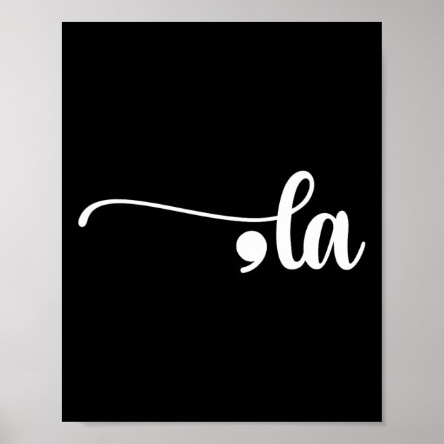 Harris Comma La Punctuation La Poster (Vorne)