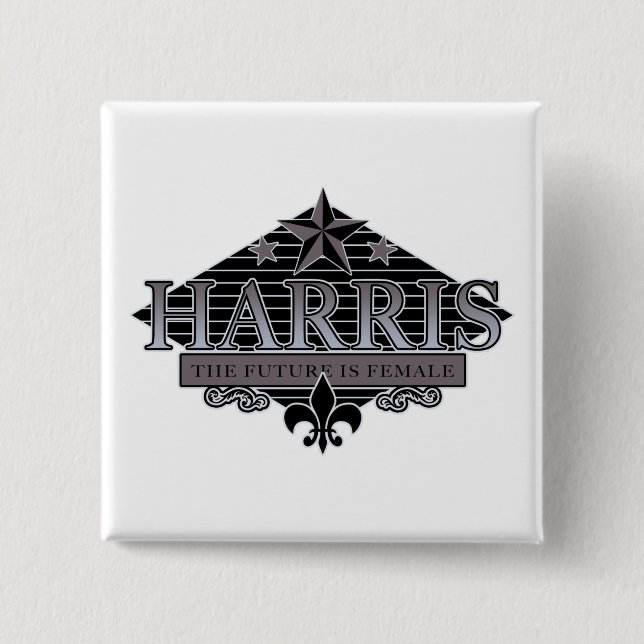 HARRIS - die Zukunft ist weiblich Button (Vorderseite)