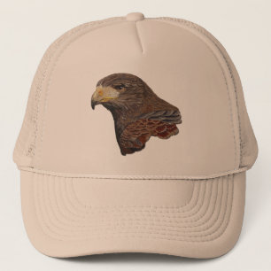 Harris-Falke-Imitat-Stickerei Truckerkappe
