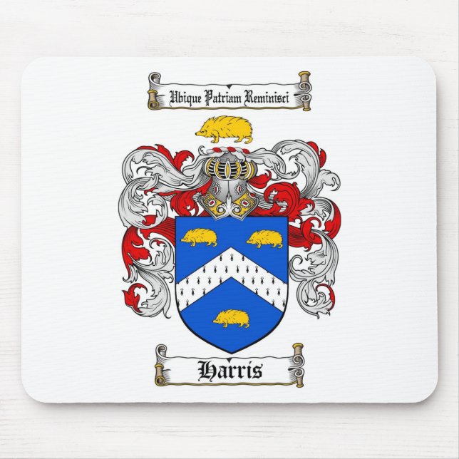 HARRIS-FAMILIENWAPPEN - HARRISCOAT VON WAFFEN MOUSEPAD (Vorne)