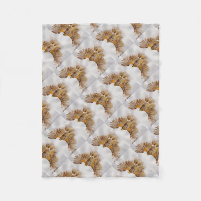 Harris feilbieten, Raubvogel Fleecedecke (Vorderseite)