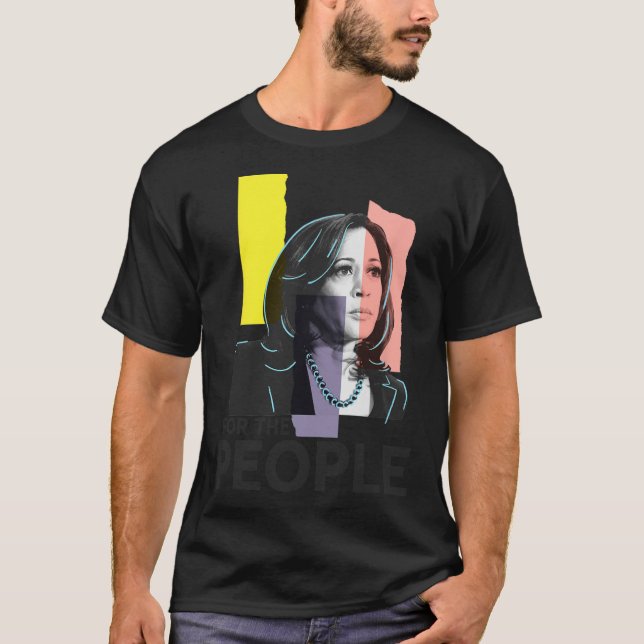 Harris for people 2024 Election President T-Shirt (Vorderseite)