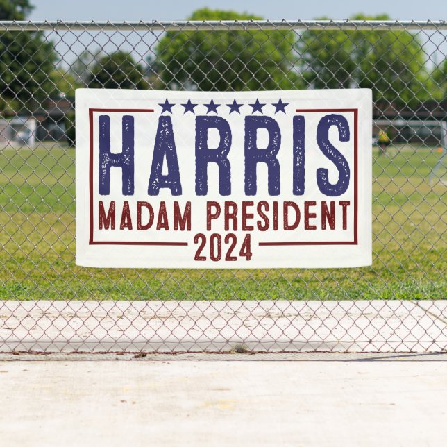 Harris Frau Präsidentin 2024 Banner (Insitu)