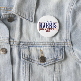Harris Frau Präsidentin 2024 Button