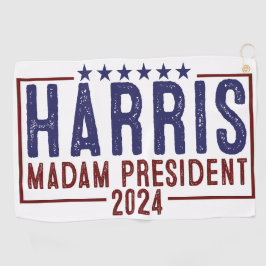 Harris Frau Präsidentin 2024 Golfhandtuch