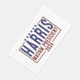 Harris Frau Präsidentin 2024 Serviette