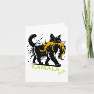 Harris Funny Retro Childless Cat Lady President 20 Karte