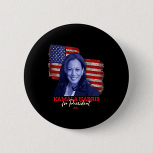 Harris für den Präsidenten 2024 Frau Vizepräsident Button