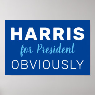 Harris für den Präsidenten - offensichtlich Unters Poster