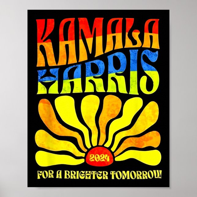 Harris für ein gläsernes Morgen Poster (Vorne)