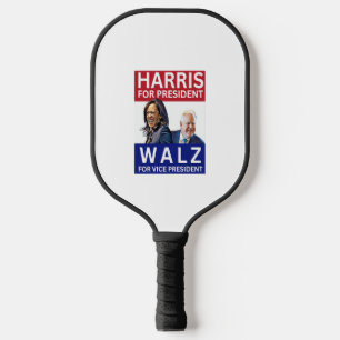Harris für Präsident Walz für Vizepräsident Kamal Pickleball Schläger