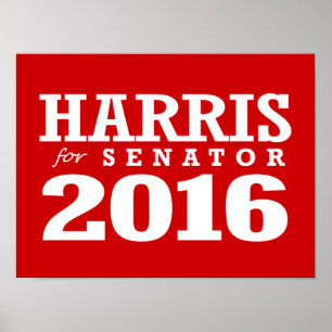 HARRIS FÜR SENATOR 2016 POSTER