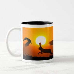 Harris-Habichtjagd Zweifarbige Tasse