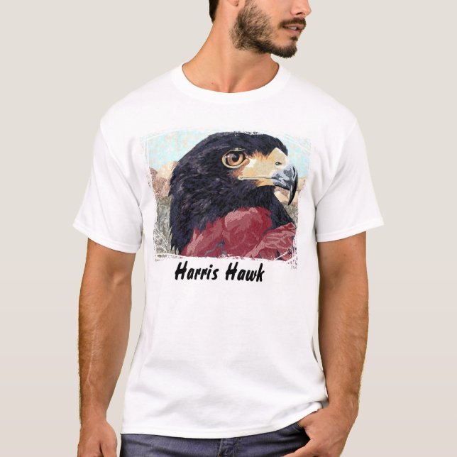 Harris Hawk textile T-Shirt (Vorderseite)