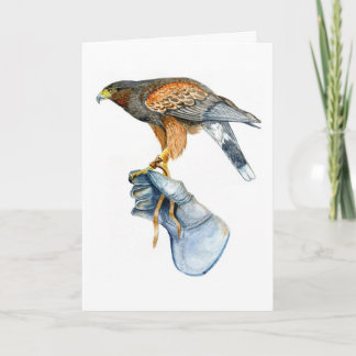 Harris Hawk zur Geburtstagskarte von Glove Karte