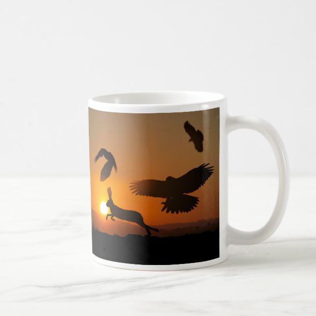 Harris Hawks Kaffeetasse (Rechts)