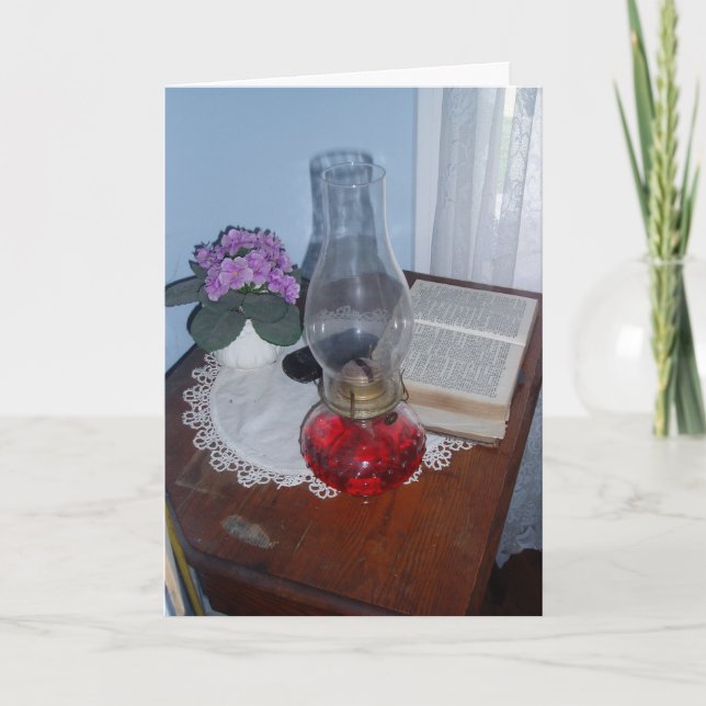 "Harris House Downstairs Nightstand" Geburtskarte Karte (Vorderseite)