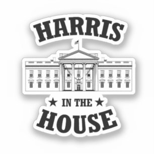 Harris im Parlament Aufkleber