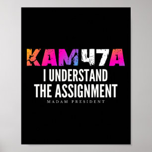 Harris Kam47a Ich verstehe den Ignment-Meme  Poster