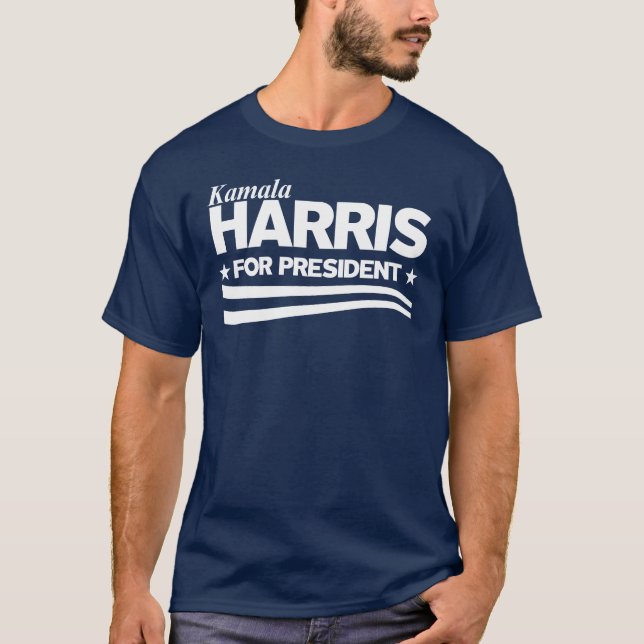 HARRIS - Kamala Harris für Präsidenten T-Shirt (Vorderseite)