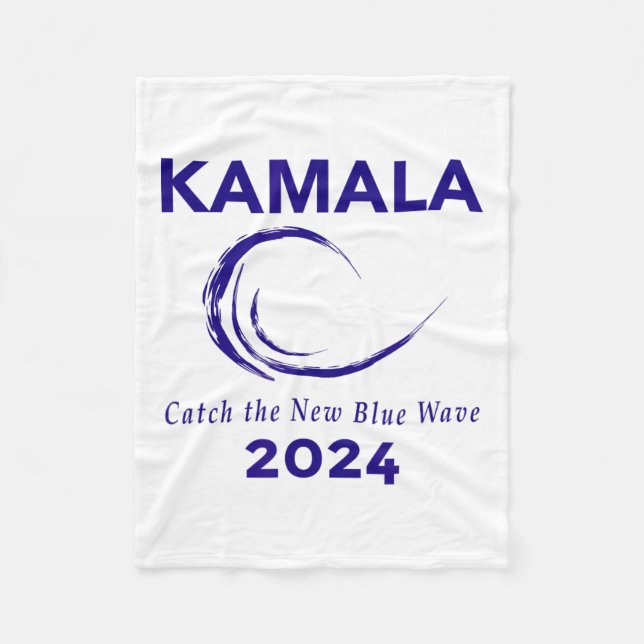 Harris-Kampagne 2024 Fleecedecke (Vorderseite)