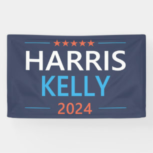 Harris Kelly 2024 Kamala Harris Democrat Banner