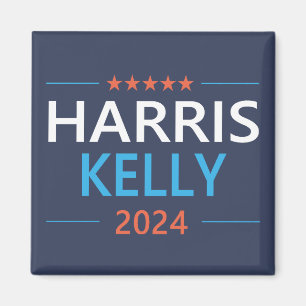Harris Kelly 2024 Kamala Harris Democrat Magnet