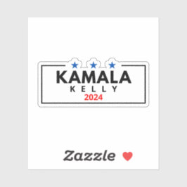 Harris Kelly 2024 Kamala Mark Demokrat VP Wahl Aufkleber