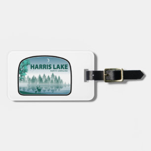 Harris Lake North Carolina Hirsche Gepäckanhänger