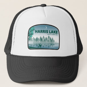 Harris Lake North Carolina Hirsche Truckerkappe