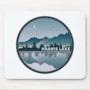 Harris Lake North Carolina Reflection Mousepad