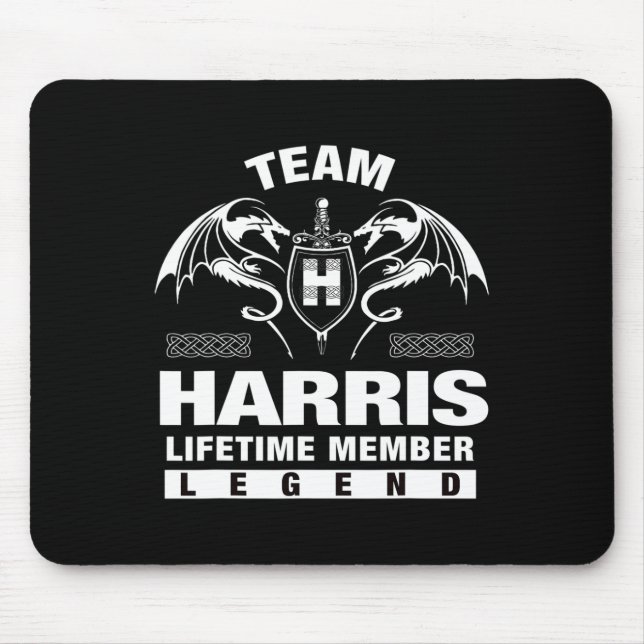 Harris Lifetime Member Geschenke Mousepad (Vorne)