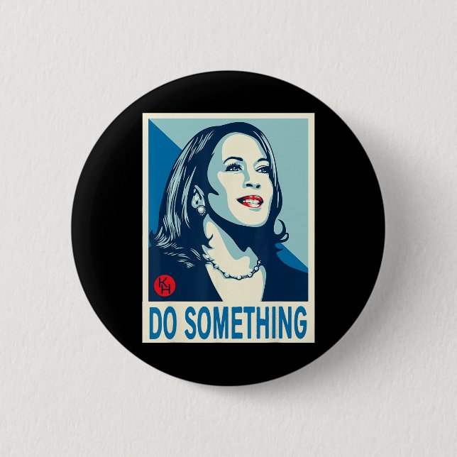 Harris macht etwas button (Vorderseite)