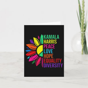 Harris Peace Liebe Equality Hope Diversity 1 Karte