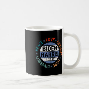Harris Peace Liebe Equality Hope Diversity Januar Kaffeetasse