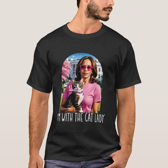 Harris-Präsident Walz 2024 47 Feminismus wo T-Shirt (Vorderseite)