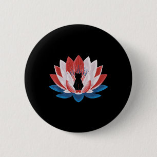 Harris President Campaign Lotus Childless Cat Ladi Button
