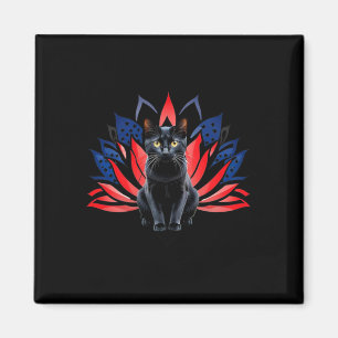 Harris President Campaign Lotus Childless Cat Lady Magnet