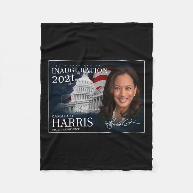 Harris Presidential Inauguration 2021 Celebration Fleecedecke (Vorderseite)