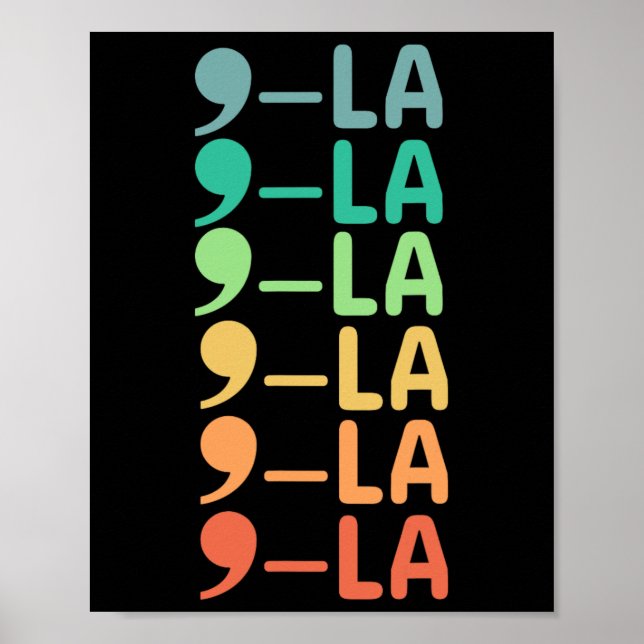 Harris Punctuation Funny Election Campaign Wear Poster (Vorne)