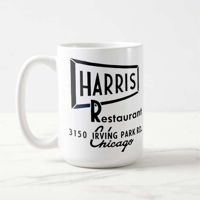 Harris Restaurant, Chicago, Illinois Kaffeetasse (Links)