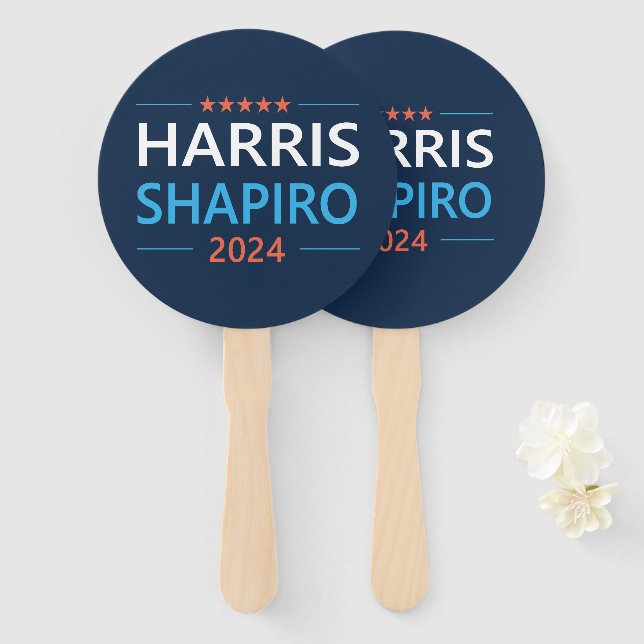 Harris Shapiro 2024 Fächer (Vorne und Hinten)